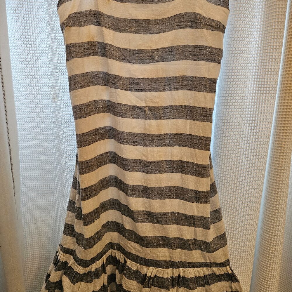 Philosophy Summer dress, navy and white strip, XL